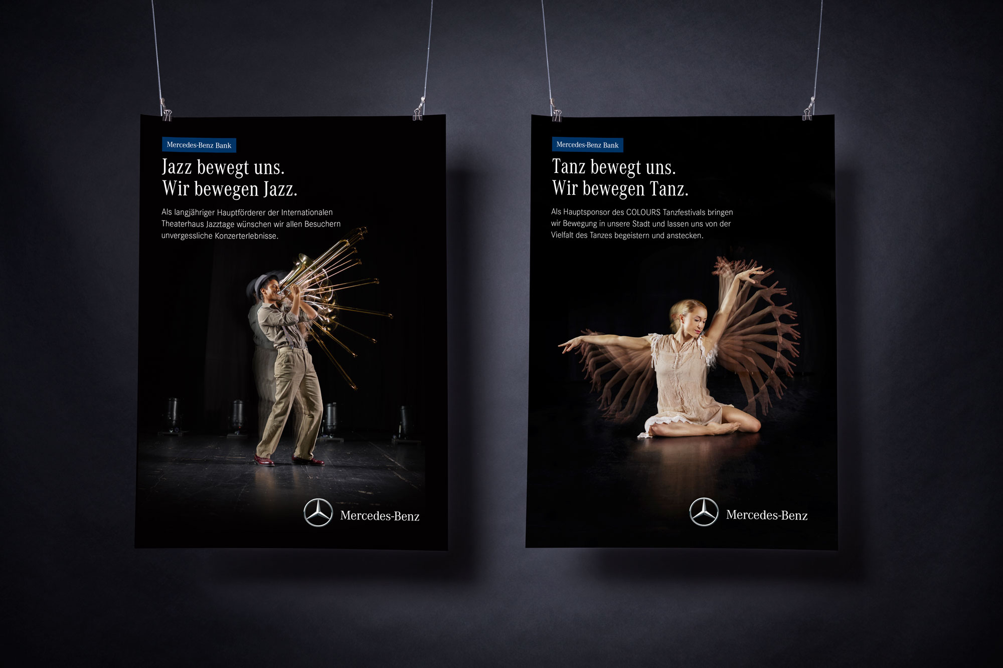 75a gestaltet eine Plakatkampagne für die Mercedes-Benz Bank